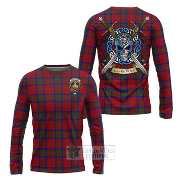 MacGilvery (McGilvery) Tartan Long Sleeve T-Shirt with Family Crest Celtic Skull Style Unisex - Tartan Vibes Clothing