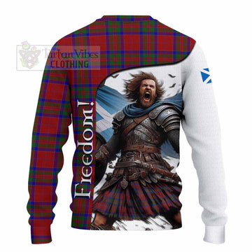 Tartan Vibes Clothing MacGilvery (McGilvery) Crest Tartan Knitted Sweater Inspired by the Freedom of Scottish Warrior