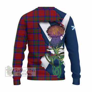 MacGilvery (McGilvery) Tartan Family Crest Knitted Sweater Scottish Thistle Celtic Inspired - Tartan Vibes Clothing