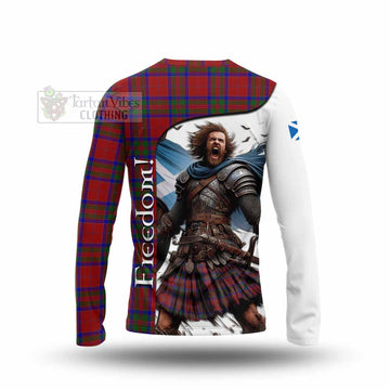 Tartan Vibes Clothing MacGilvery (McGilvery) Crest Tartan Long Sleeve T-Shirt Inspired by the Freedom of Scottish Warrior