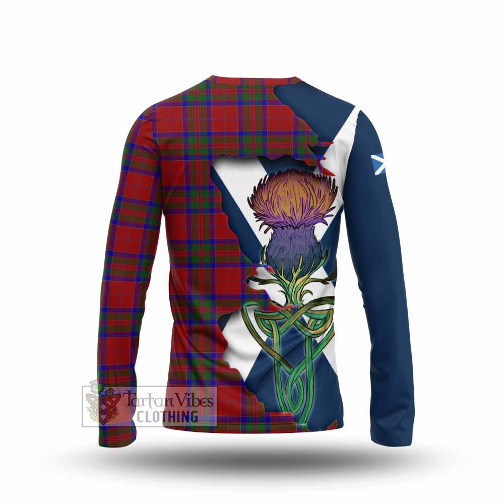 MacGilvery (McGilvery) Tartan Family Crest Long Sleeve T-Shirt Scottish Thistle Celtic Inspired - Tartan Vibes Clothing