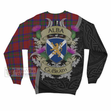MacGilvery (McGilvery) Tartan Family Crest Sweatshirt Lion Rampant Royal Thistle Shield Celtic Inspired - Tartan Vibes Clothing