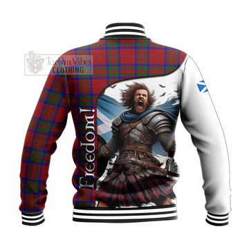 Tartan Vibes Clothing MacGilvery (McGilvery) Crest Tartan Baseball Jacket Inspired by the Freedom of Scottish Warrior
