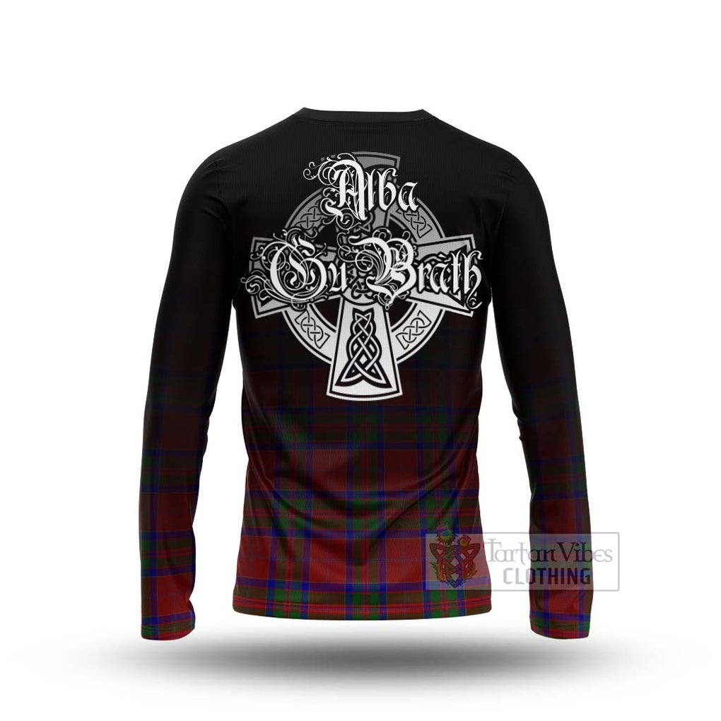 MacGilvery (McGilvery) Tartan Long Sleeve T-Shirt Featuring Alba Gu Brath Family Crest Celtic Inspired - Tartan Vibes Clothing