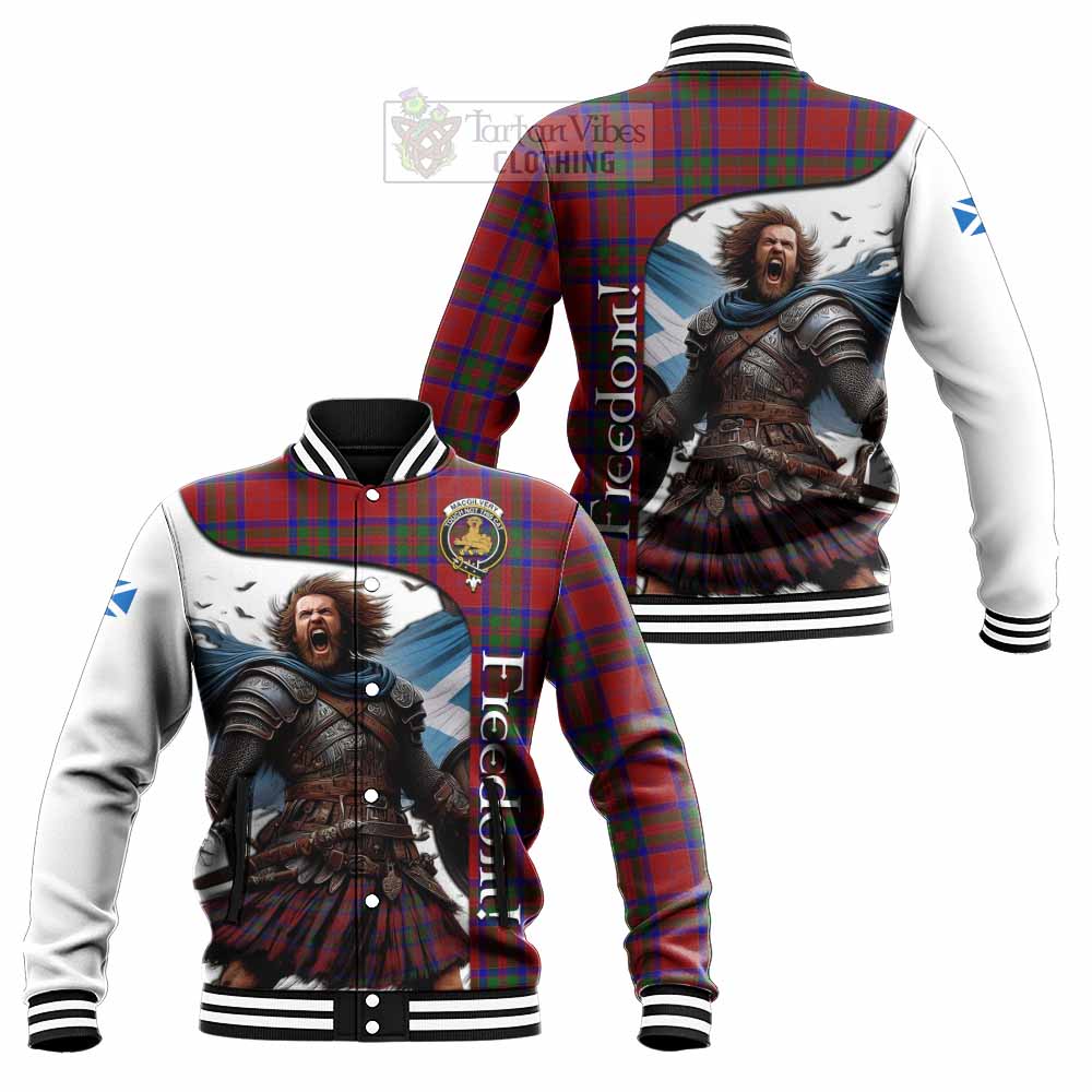 Tartan Vibes Clothing MacGilvery (McGilvery) Crest Tartan Baseball Jacket Inspired by the Freedom of Scottish Warrior