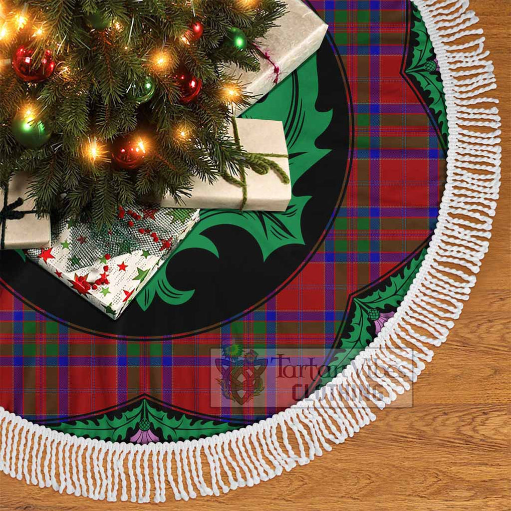 MacGilvery (McGilvery) Tartan Christmas Tree Skirt Scottish Thistle Style - Tartan Vibes Clothing