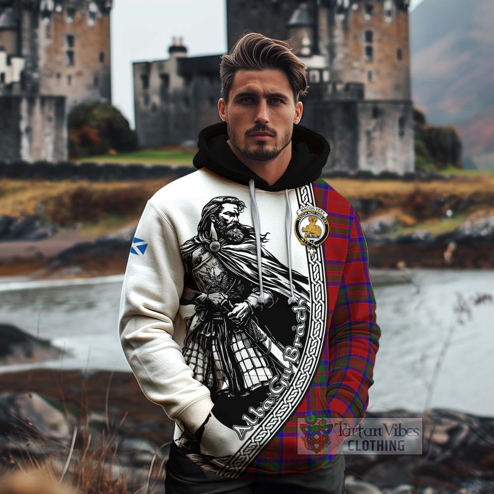 MacGilvery (McGilvery) Tartan Clan Crest Cotton Hoodie with Highlander Warrior Celtic Style - Tartan Vibes Clothing