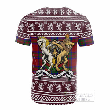 MacGilvery (McGilvery) Clan Tartan Crest Christmas Cotton T-shirt Coat of Arms Funny Style