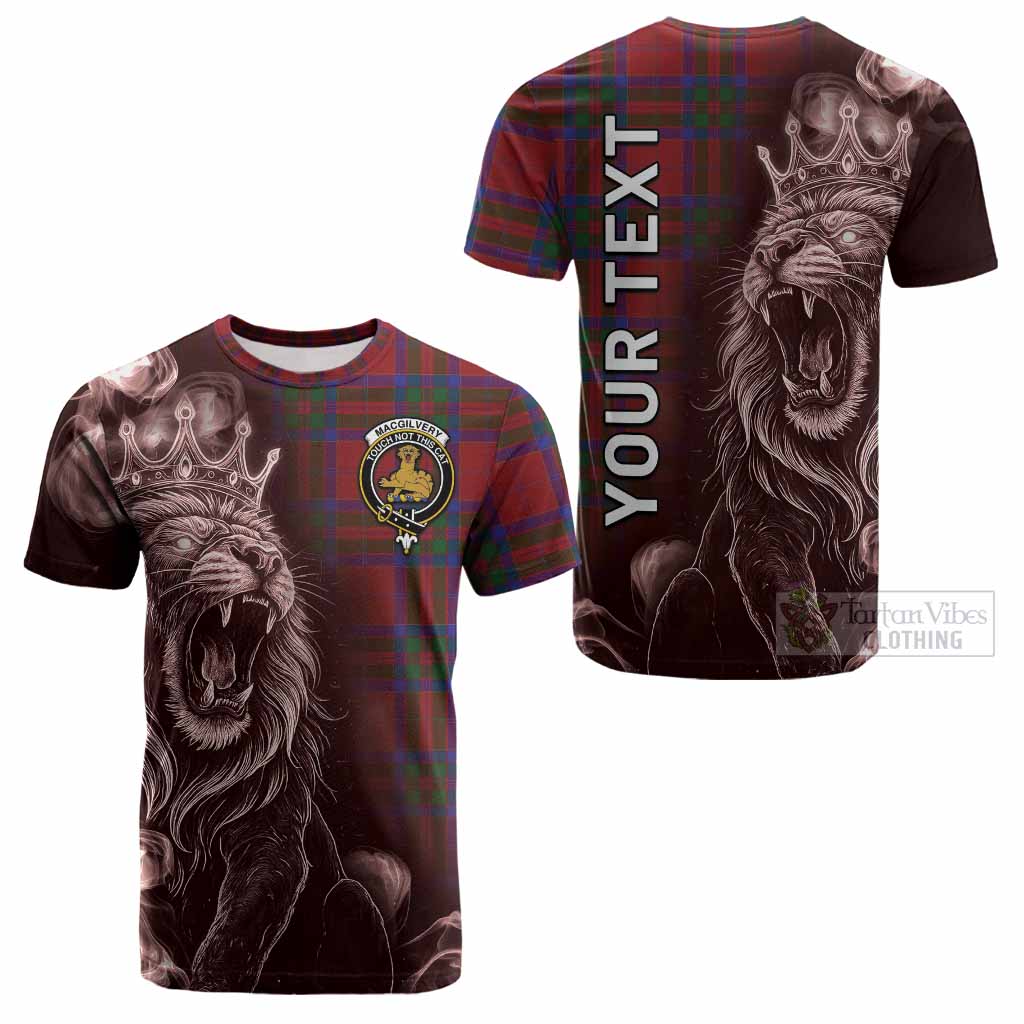 MacGilvery (McGilvery) Tartan Cotton T-shirt Roaring Lion Heritage