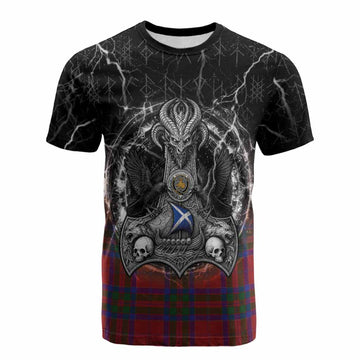 MacGilvery (McGilvery) Tartan Crest Cotton T-shirt Celtic Odin's Raven Legacy