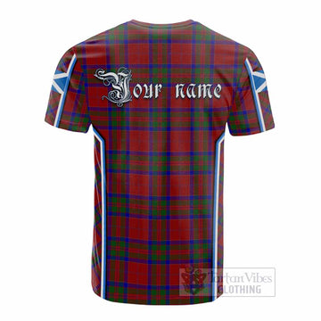 MacGilvery (McGilvery) Tartan Crest Cotton T-shirt Scotland Coat of Arm Flag Style