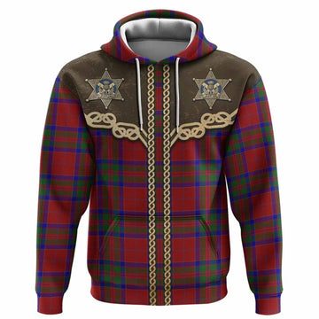 MacGilvery (McGilvery) Tartan Hoodie Bigfoot Riding The Kelpie Monster
