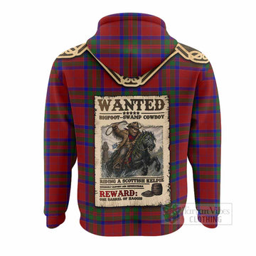 MacGilvery (McGilvery) Tartan Hoodie Bigfoot Riding The Kelpie Monster