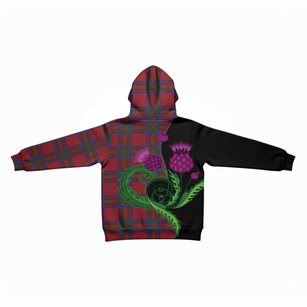 MacGilvery (McGilvery) Tartan Kid Hoodie Traditional Scottish Thistle