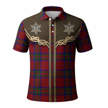 MacGilvery (McGilvery) Tartan Polo Shirt Bigfoot Riding The Kelpie Monster