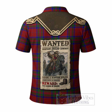 MacGilvery (McGilvery) Tartan Polo Shirt Bigfoot Riding The Kelpie Monster