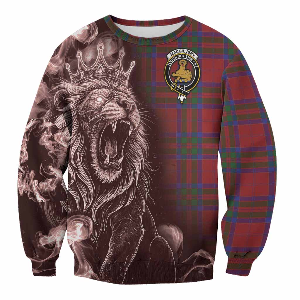 MacGilvery (McGilvery) Tartan Sweatshirt Roaring Lion Heritage