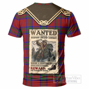 MacGilvery (McGilvery) Tartan T-Shirt Bigfoot Riding The Kelpie Monster