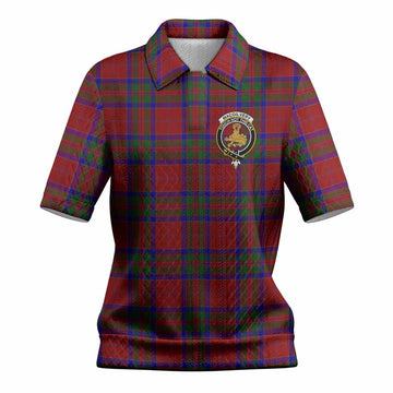 MacGilvery (McGilvery) Tartan Women’s Polo Sweater Top with Family Crest