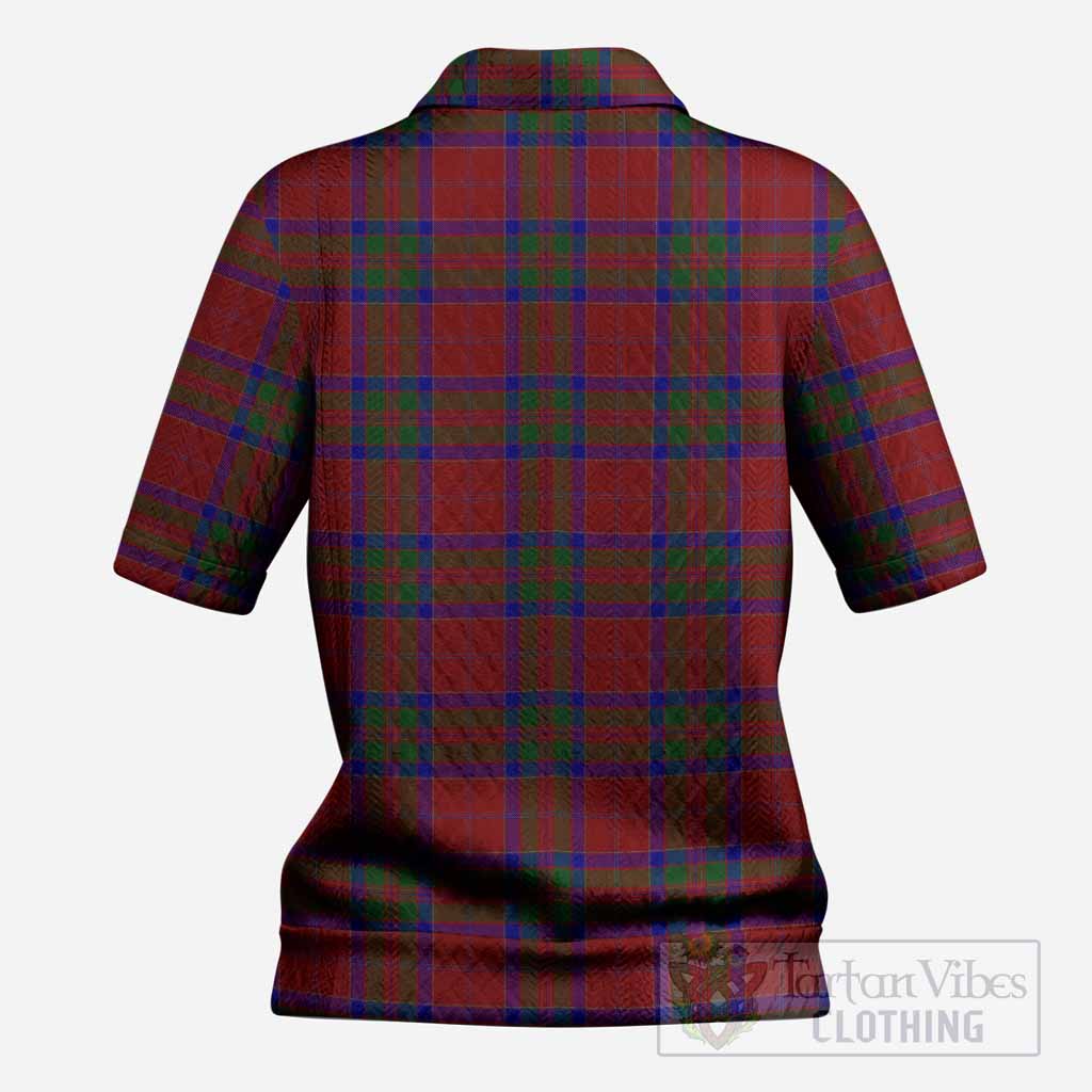 MacGilvery (McGilvery) Tartan Women’s Polo Sweater Top with Family Crest