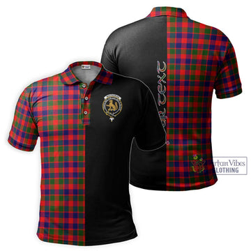 MacGowan (McGowan) Tartan Polo Shirt with Family Crest and Half Of Me Style Kid - Tartan Vibes Clothing