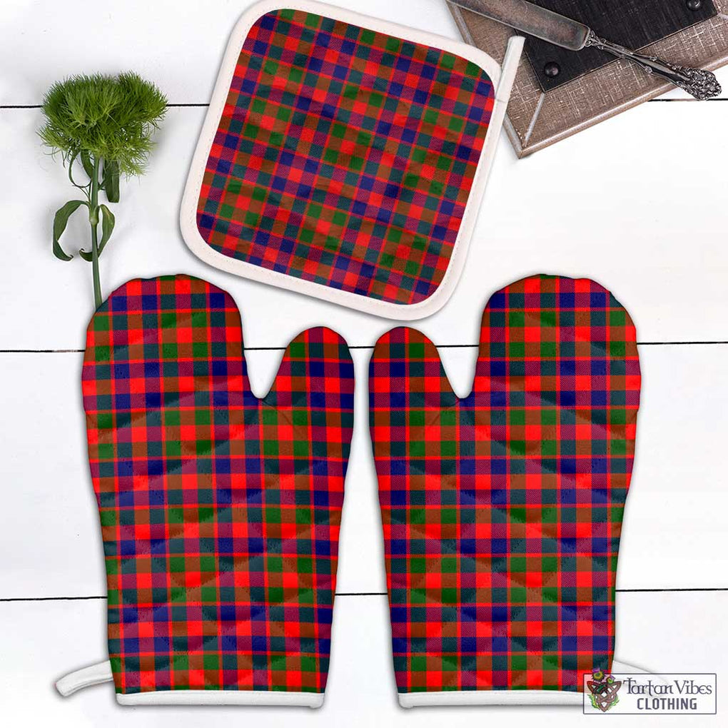 MacGowan (McGowan) Tartan Combo Oven Mitt & Pot-Holder Combo 2 Oven Mitt & 1 Pot-Holder Black - Tartan Vibes Clothing