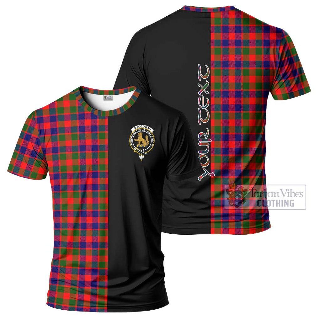 MacGowan (McGowan) Tartan T-Shirt with Family Crest and Half Of Me Style Kid's Shirt - Tartan Vibes Clothing