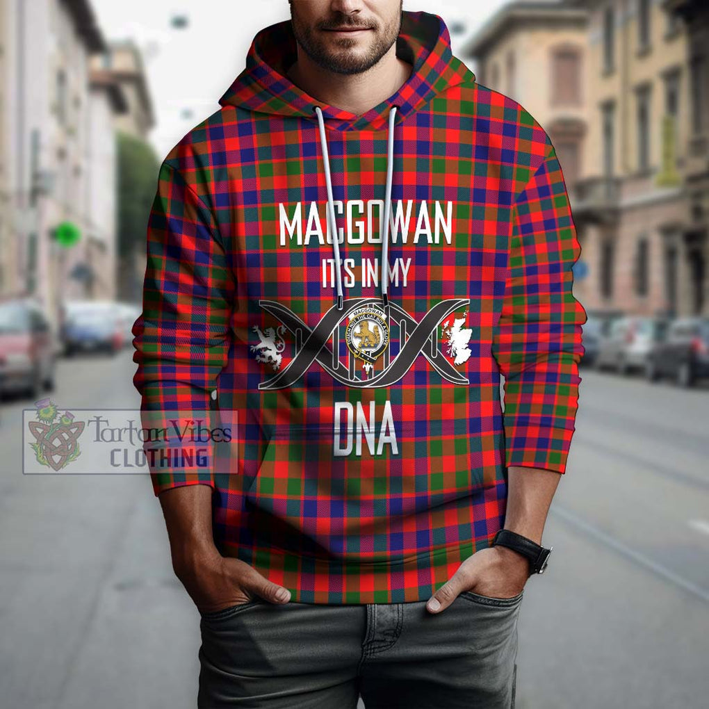 MacGowan (McGowan) Tartan Hoodie with Family Crest DNA In Me Style Pullover Hoodie - Tartan Vibes Clothing