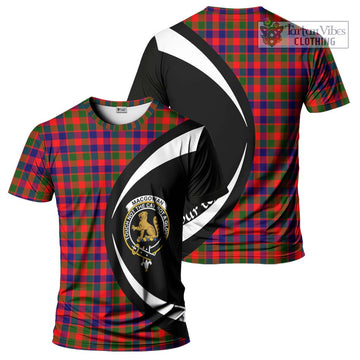 MacGowan (McGowan) Tartan T-Shirt with Family Crest Circle Style Kid's Shirt - Tartan Vibes Clothing