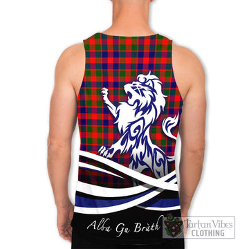MacGowan (McGowan) Tartan Men's Tank Top with Alba Gu Brath Regal Lion Emblem - Tartan Vibes Clothing