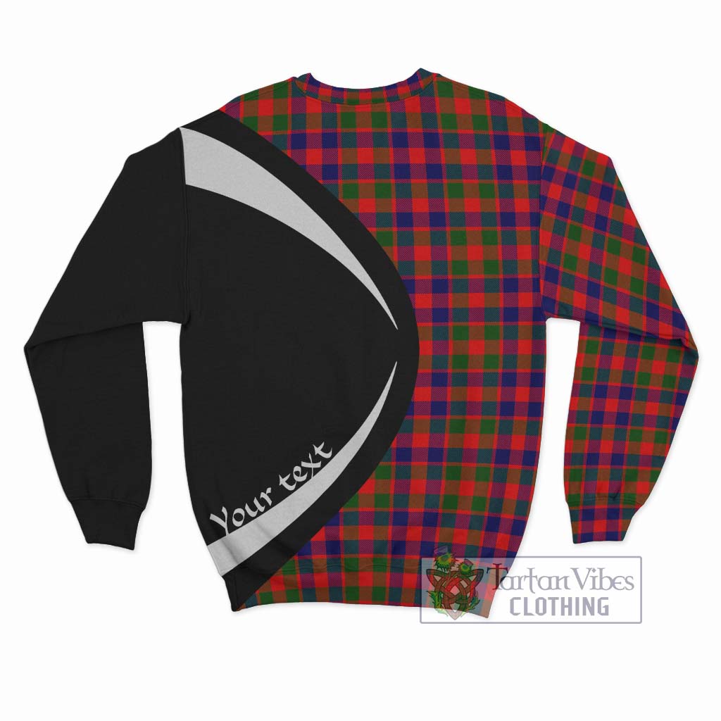 MacGowan (McGowan) Tartan Sweatshirt with Family Crest Circle Style - Tartan Vibes Clothing