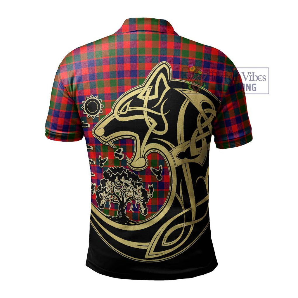 MacGowan (McGowan) Tartan Polo Shirt with Family Crest Celtic Wolf Style - Tartan Vibes Clothing