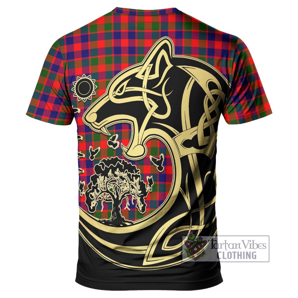 MacGowan (McGowan) Tartan T-Shirt with Family Crest Celtic Wolf Style - Tartan Vibes Clothing