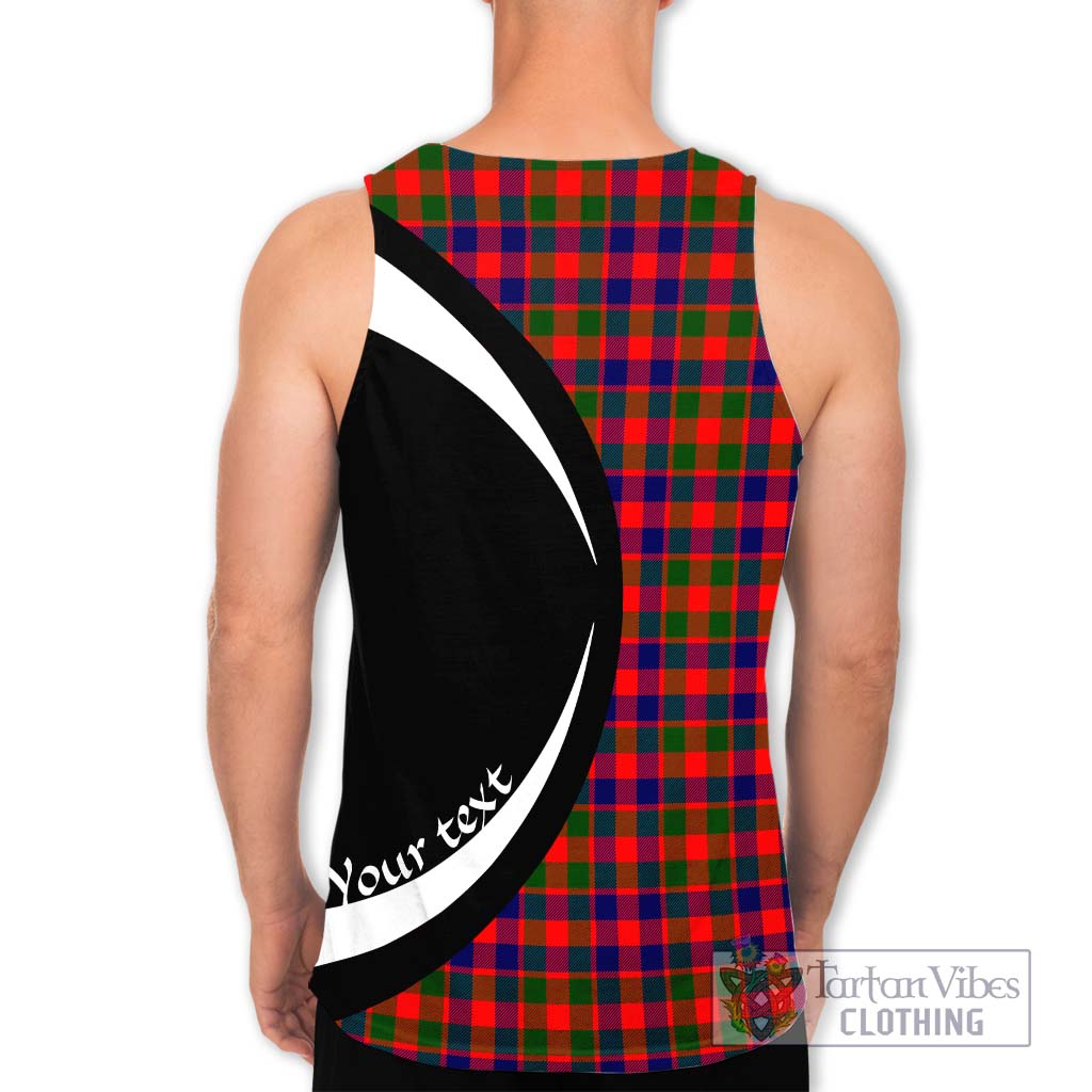 MacGowan (McGowan) Tartan Men's Tank Top with Family Crest Circle Style - Tartan Vibes Clothing