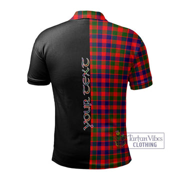 MacGowan (McGowan) Tartan Polo Shirt with Family Crest and Half Of Me Style - Tartan Vibes Clothing