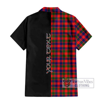 MacGowan (McGowan) Tartan Hawaiian Shirt with Family Crest and Half Of Me Style - Tartan Vibes Clothing