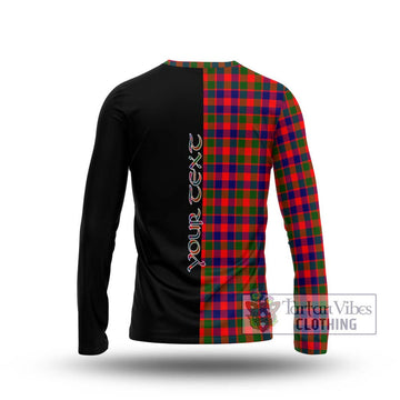 MacGowan (McGowan) Tartan Long Sleeve T-Shirt with Family Crest and Half Of Me Style - Tartan Vibes Clothing