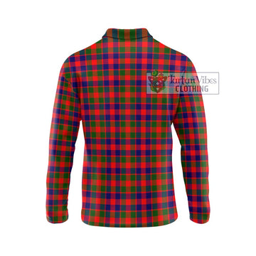 MacGowan (McGowan) Tartan Long Sleeve Polo Shirt with Family Crest DNA In Me Style - Tartan Vibes Clothing