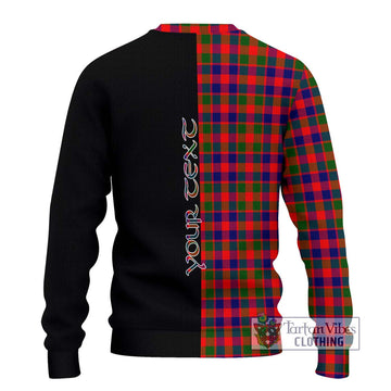 MacGowan (McGowan) Tartan Ugly Sweater with Family Crest and Half Of Me Style - Tartan Vibes Clothing