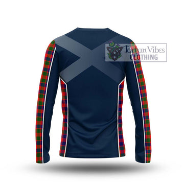 MacGowan (McGowan) Tartan Long Sleeve T-Shirt with Family Crest and Lion Rampant Vibes Sport Style - Tartan Vibes Clothing