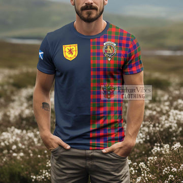 MacGowan (McGowan) Tartan T-Shirt Alba with Scottish Lion Royal Arm Half Style - Tartan Vibes Clothing