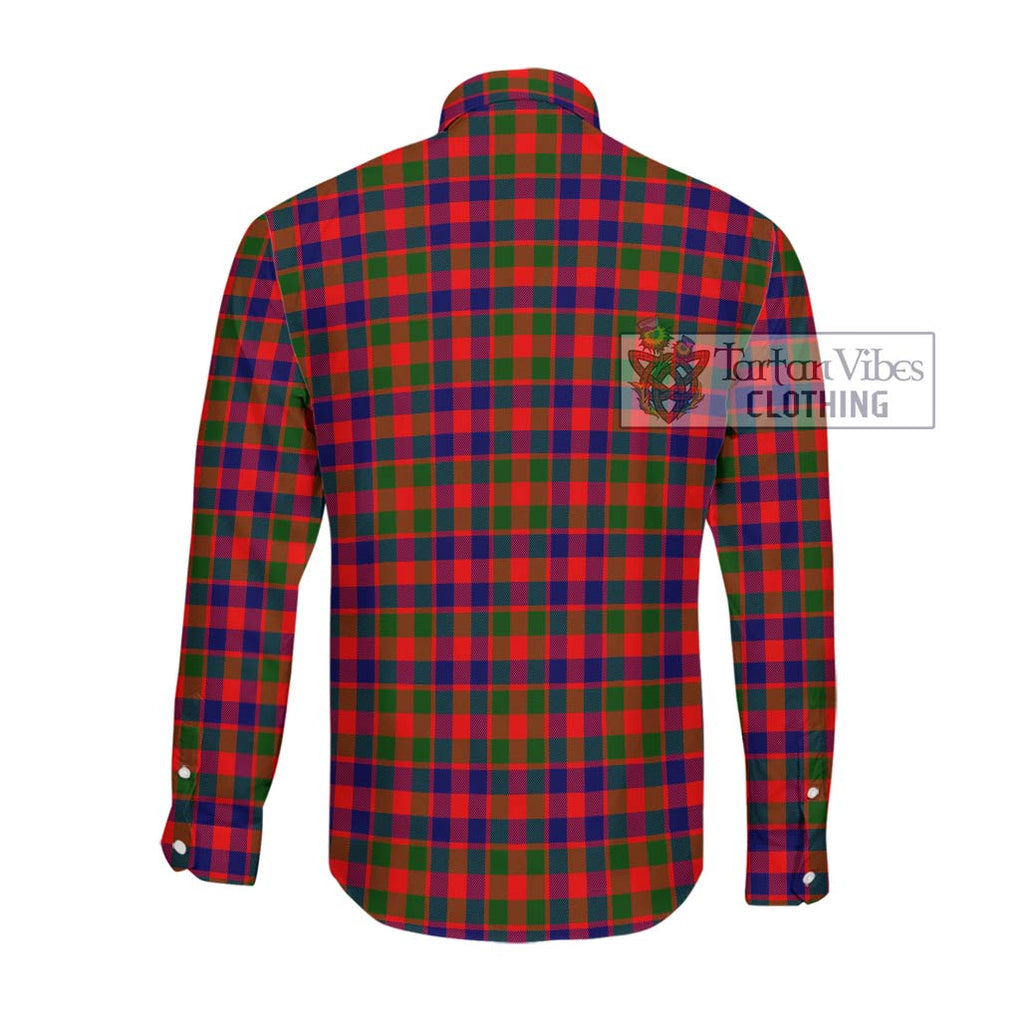 MacGowan (McGowan) Tartan Long Sleeve Button Shirt with Family Crest DNA In Me Style - Tartanvibesclothing Shop