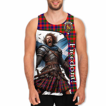 MacGowan (McGowan) Crest Tartan Men's Tank Top Inspired by the Freedom of Scottish Warrior Men - Tartan Vibes Clothing