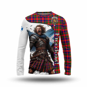 MacGowan (McGowan) Crest Tartan Long Sleeve T-Shirt Inspired by the Freedom of Scottish Warrior Unisex - Tartan Vibes Clothing