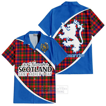 MacGowan (McGowan) Family Crest Tartan Hawaiian Shirt Celebrate Saint Andrew's Day in Style Kid - Tartan Vibes Clothing