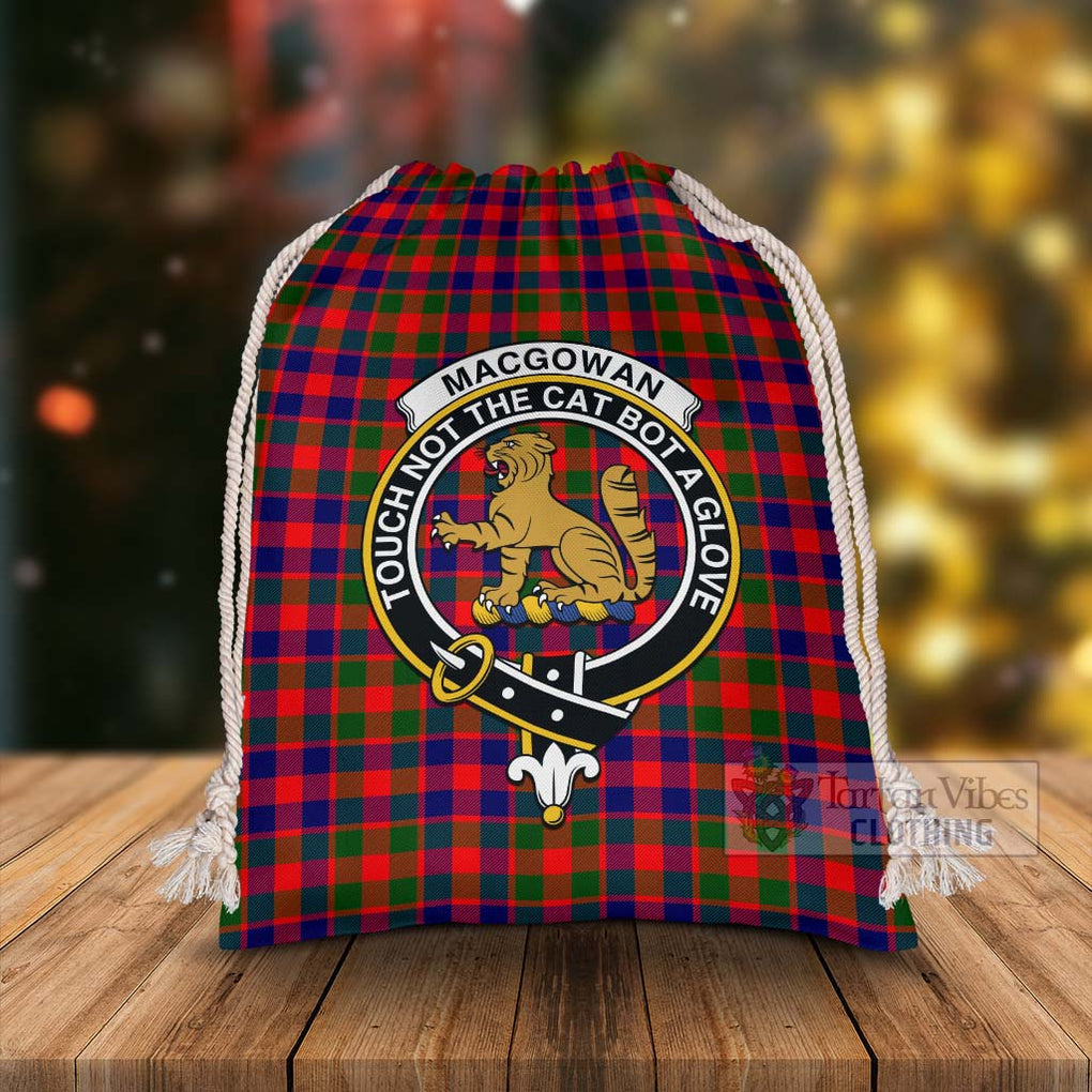 MacGowan (McGowan) Tartan Christmas Santa's Bag with Family Crest - Tartan Vibes Clothing