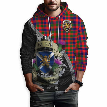 MacGowan (McGowan) Tartan Family Crest Hoodie Lion Rampant Royal Thistle Shield Celtic Inspired Pullover Hoodie - Tartan Vibes Clothing