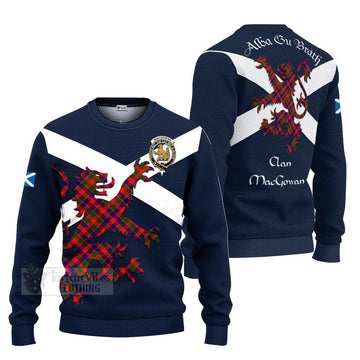 MacGowan (McGowan) Tartan Lion Rampant Ugly Sweater Proudly Display Your Heritage with Alba Gu Brath and Clan Name Unisex - Tartan Vibes Clothing