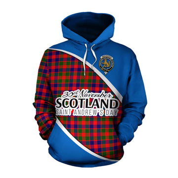 MacGowan (McGowan) Family Crest Tartan Cotton Hoodie Celebrate Saint Andrew's Day in Style Pullover Hoodie XS - Tartan Vibes Clothing