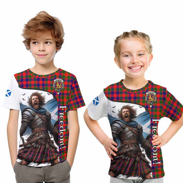 MacGowan (McGowan) Crest Tartan Kid T-Shirt Inspired by the Freedom of Scottish Warrior Youth XL Size14 - Tartan Vibes Clothing
